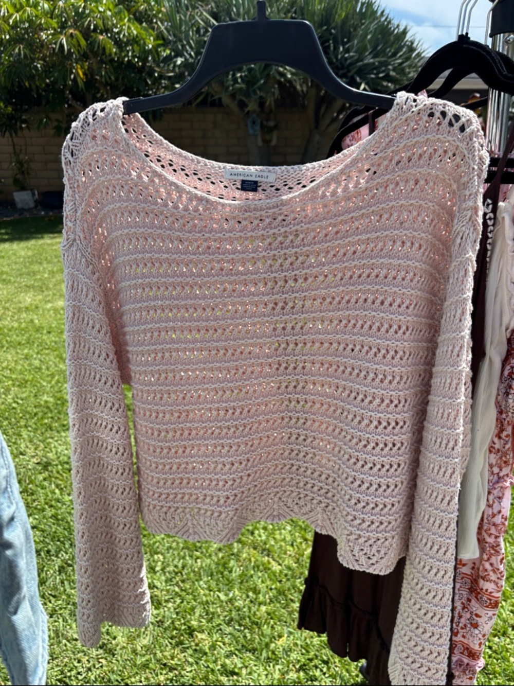 Cotton knitted sweater